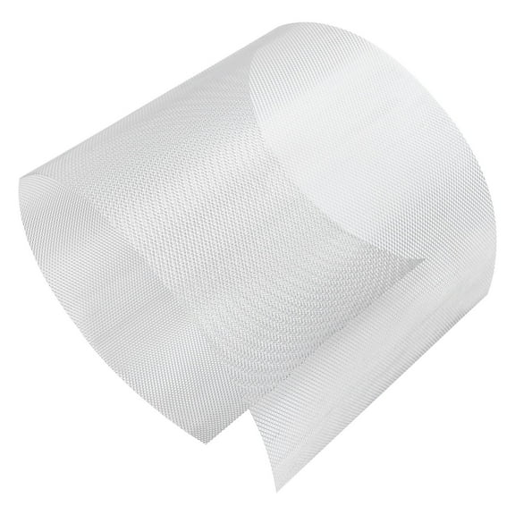 GOOHOCHY Aluminum Alloy Car Front Bumper Grille Mesh Silver Color Easy to Customize Shape and Length 1 Roll