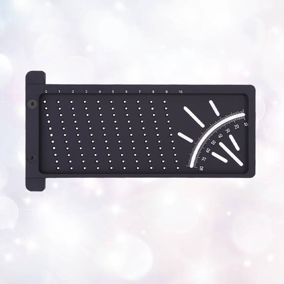 Mobutofu Aluminum Alloy 3D Measuring Ruler for Precise and Parallel Line Marking Tool, Ideal for Crafts and Construction