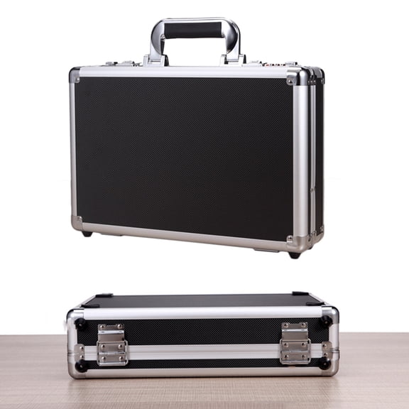 GOOHOCHY Aluminum Toolbox Code Box 36.00X24.00X10.00CM Black