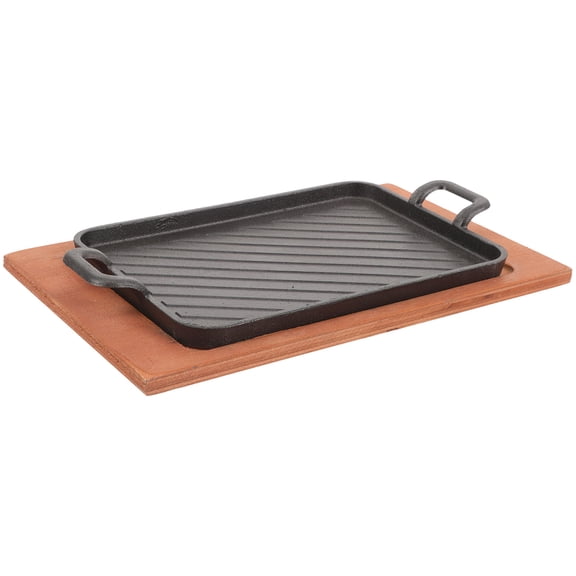 FUTUREORYY Bbq Grilling Pan Iron 1 Set 12.2X7.5X1.6In
