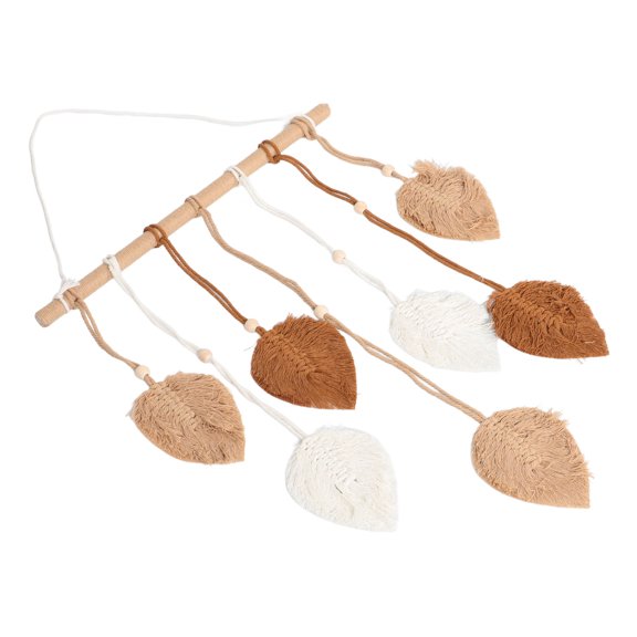 GOOHOCHY Assorted Color Leaf Tapestry Macrame Wall Hanging Decor for Home and Bedroom 36 x 48 Inches