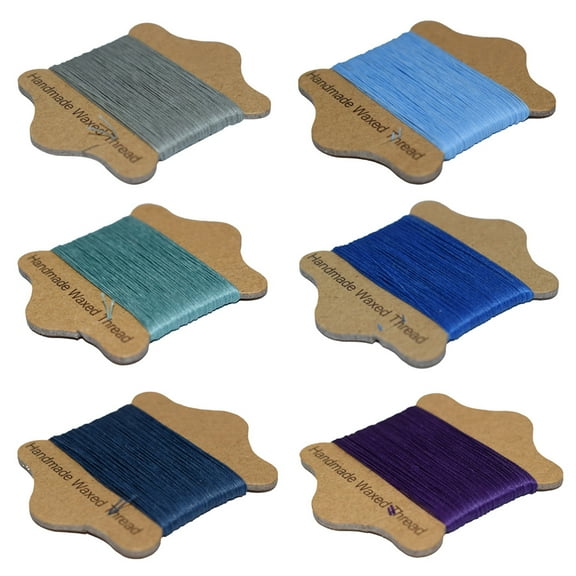 Mobutofu Hand Stitching Thread Assorted Color 6Pcs 7.9x2.4x0.2In