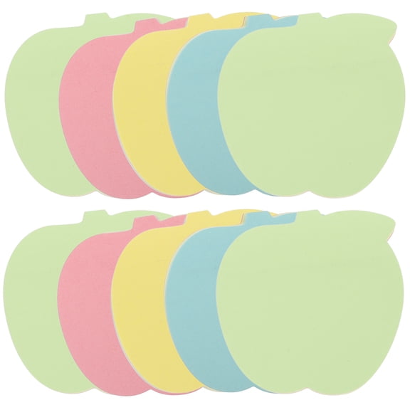 GOOHOCHY Assorted Color SelfAdhesive Memo Pads for Home Daily Use Strong Adhesive Fine Workmanship 10 Sets