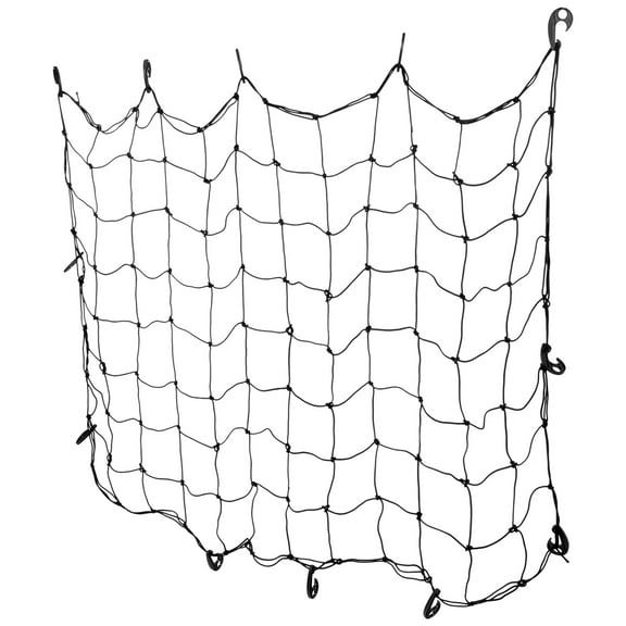 GOOHOCHY All-Around Protection Cargo Net Car Roof Luggage Net Black 1Pack