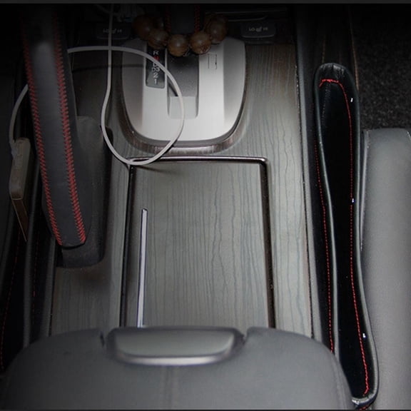 GOOHOCHY Car Seat Filler with Storage Pocket, 2 Console Side Organizer Catcher, Universal Fit for Cars, Trucks, SUVs
