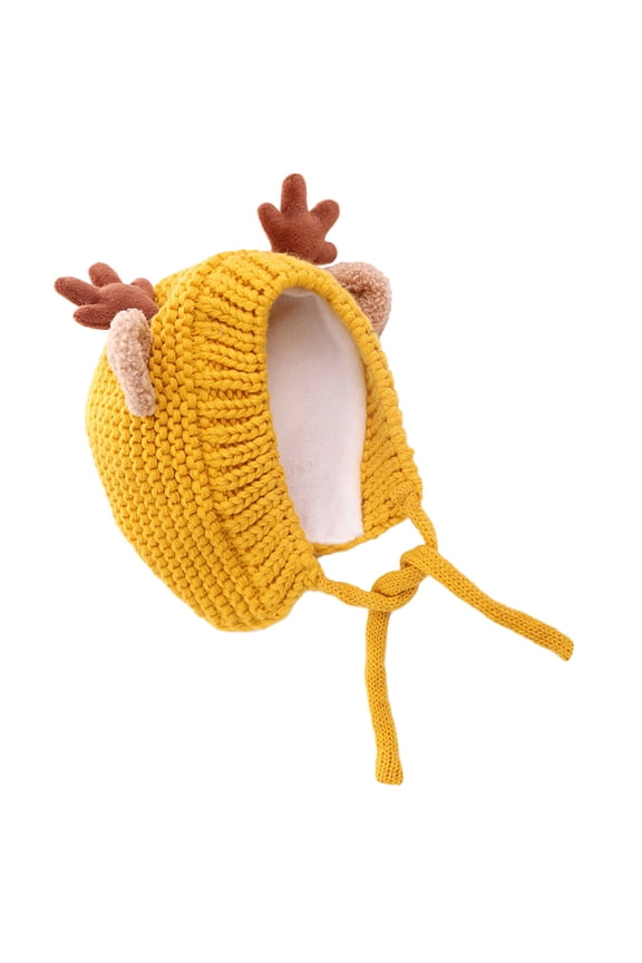 Knitted Hat Knitting Wool Reindeer Antler Hats 1Pcs