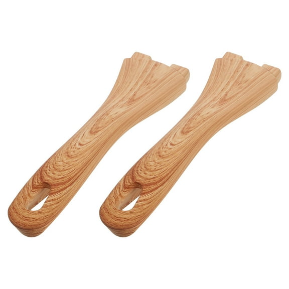 FUEENIRVA 2Pcs Portable Brown Bakelite Pan Handles Replacement with Ergonomic Grip for Kitchen
