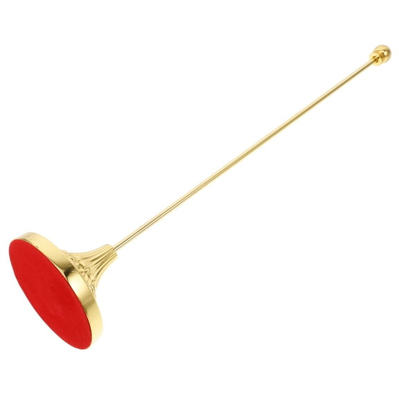 GOOHOCHY Metal Flagpole Base Golden Flag Stand For Home Decor 1Pcs 12.18X3.14X3.14In