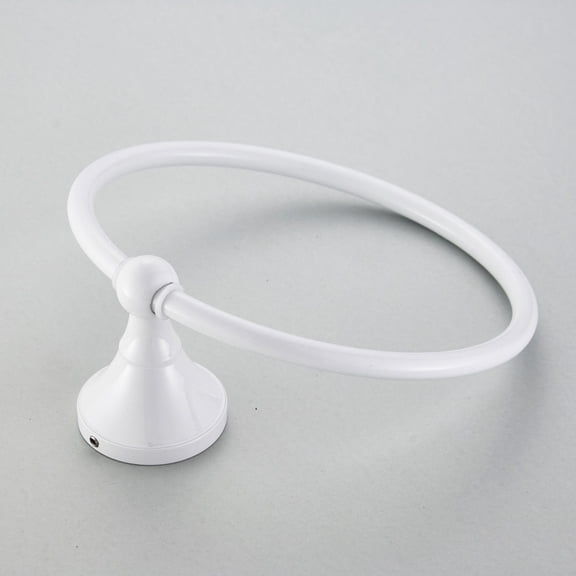 GOOHOCHY Bathroom Towel Holder Copper Ring Brushed Hanger Round Rack