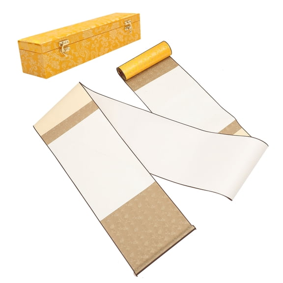FUTUREORYY Parchment Paper for Writing Calligraphy Scroll Paper Assorted Color 1 Set 11.8x1.2