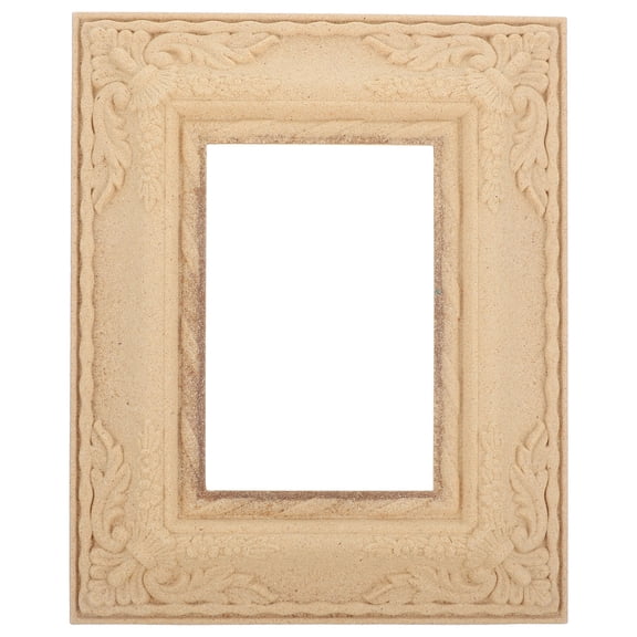 GOOHOCHY Beige Synthetic Photo Frame for Decor Practical and for Bedroom or Living Room 7x5 inches