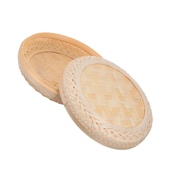 GETAJGHSD Bamboo Storage Bin For Home Organization Beige Wood 1Set