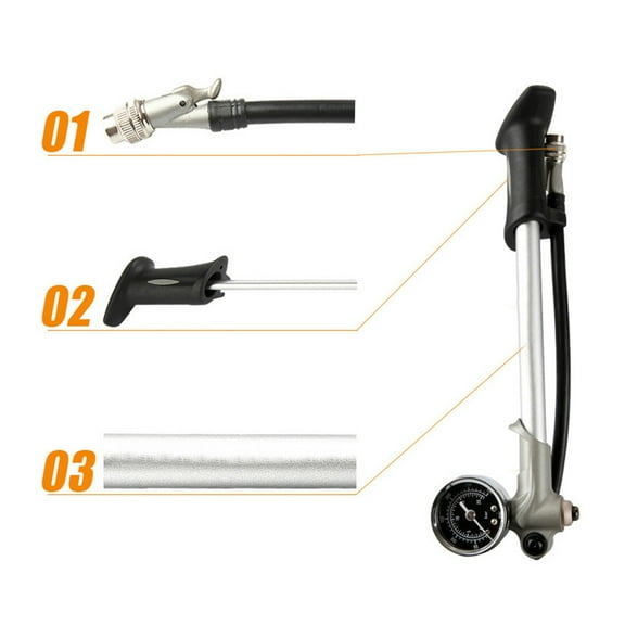 GOOHOCHY Bike Air Supply Pump High Pressure Inflation Mini Frame to Floor Pump