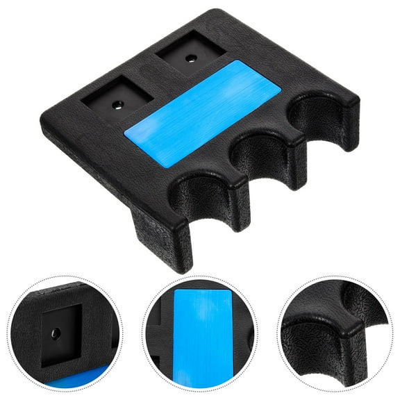 FUTUREORYY Billiard Cue Holder Metal Black Billiard Accessories Billiard Playing 1Pcs
