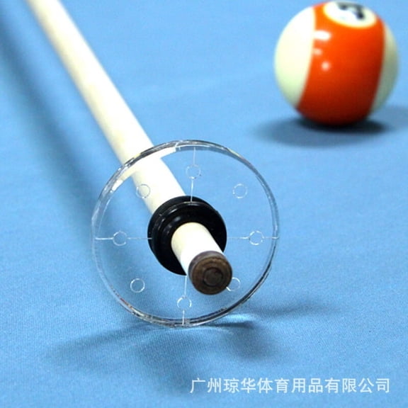 GOOHOCHY Billiards Aiming Trainer 5.70X5.70X1.50CM Transparent