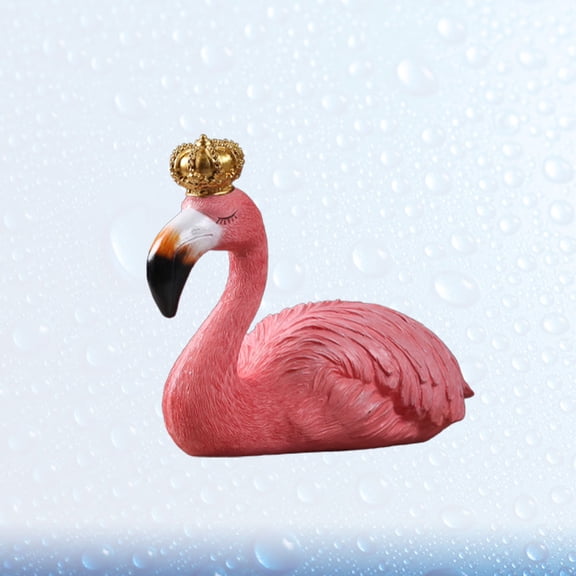 GOOHOCHY Bird Desktop Ornament Ornaments Flamingo Decorations Pink Red