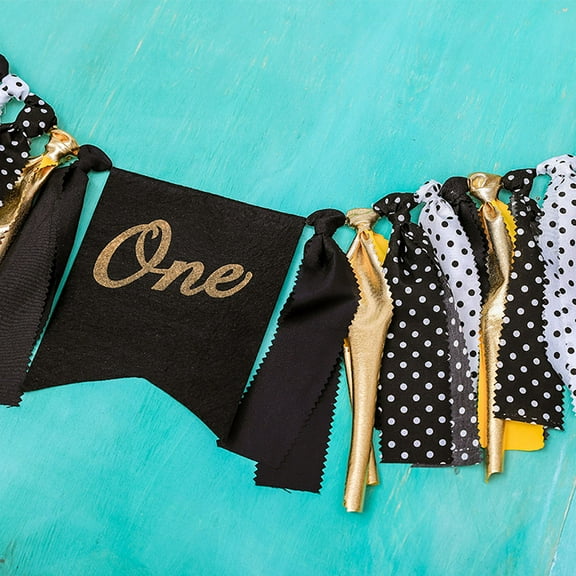 GOOHOCHY Birthday Banner Decoration Rustic Birthday Decor Baby