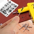 thumbnail image 1 of GOOHOCHY Black Aluminum Alloy Rivet Tool for Home Use with 180 Pcs Versatile Rivets, 1 of 8