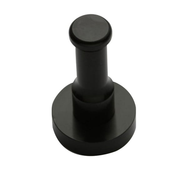 GOOHOCHY Black Aluminum Wall Hooks for Home Use Stylish Design Rust Resistant Easy to Install Multiple Functions