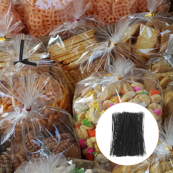 GOOHOCHY Black Cable Ties Heavy Duty Wraps for Organizing Wires and Gardening 1000 Pieces