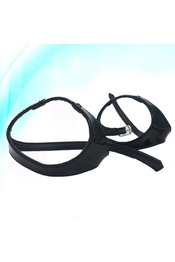 Black Elastic High Heel Shoelace Accessories Made of Imitation Leather Perfect for Shoes That Do Not Fit Comfortably Size 1 Pair