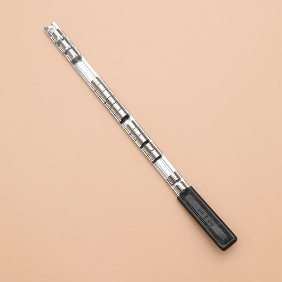 GOOHOCHY Black Metal Socket Bracket Holder 1Set for Quick Access 15.7X2X1.2in