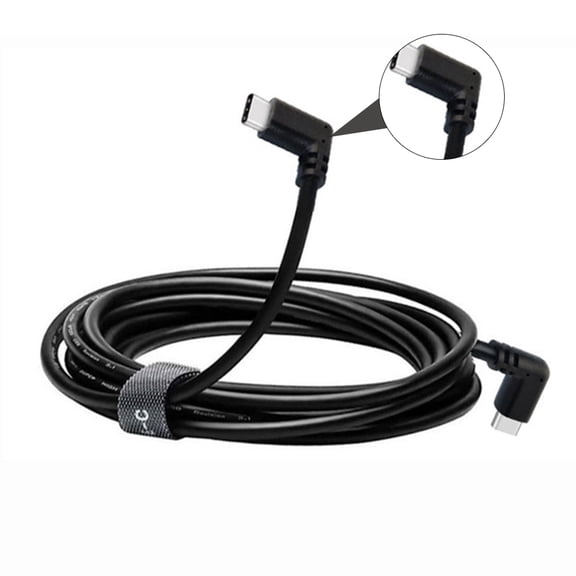 GOOHOCHY 1Pc Professional USB C Cable Black for Vr Headset and Fast Data Transfer
