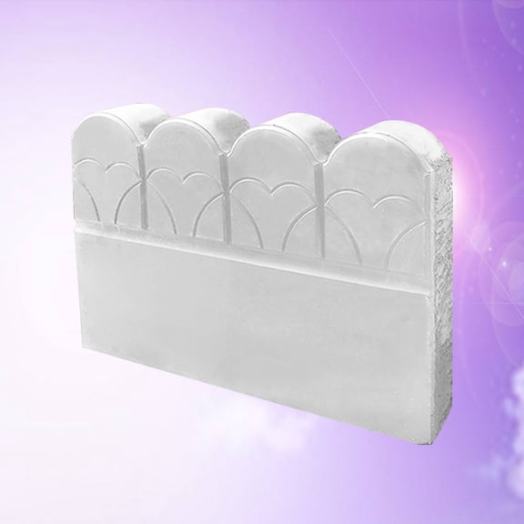 GOOHOCHY Block Fence Mold Mud Mold Baby 40.00X26.00X5.20CM White