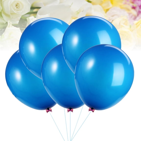 GOOHOCHY Blue Latex Balloons for Decoration Made of Premium Material Great for Photo Shoots and Celebrations