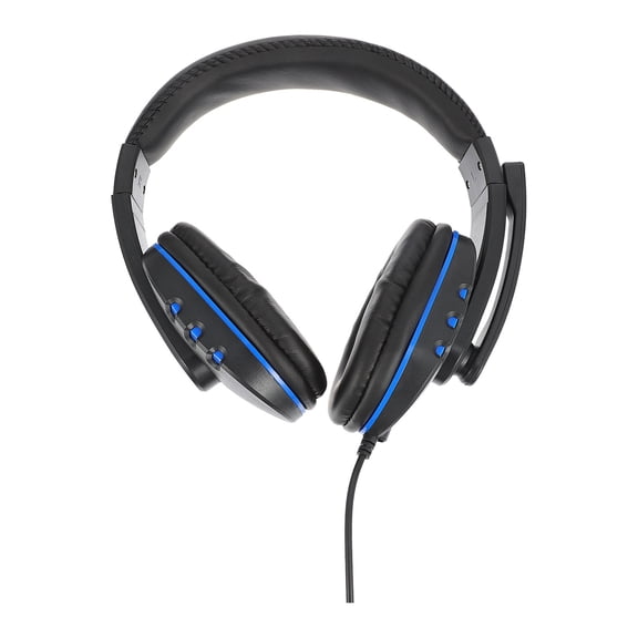 GOOHOCHY Blue Plastic Headset 1Pcs for Gamers with Noise Isolating and Volume Level Control
