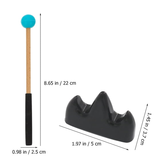 GOOHOCHY Drumstick Tongue Drum Mallet Wood 1 Set