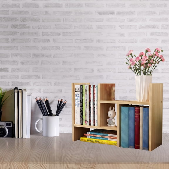 GOOHOCHY Book Shelf for Office Bookshelf Rack Organizing Stationary Student