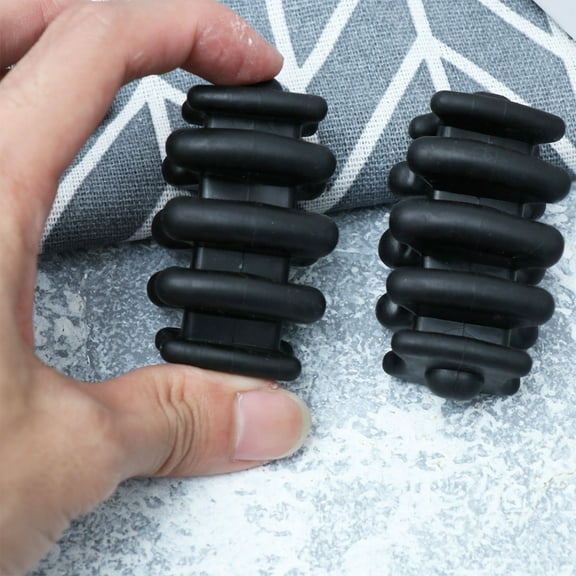 FUTUREORYY Bow Stabilizer 1 Pair Damping Rubber Hunting Accessories to Reduce Bow Vibration Black 2.4x0.8x0.8in