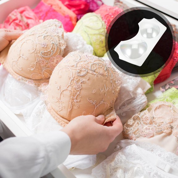 GOOHOCHY Bra Packing Shaper Inserts Made from PVC for Packaging Transparent Bra Display Shape Support 20 Pieces