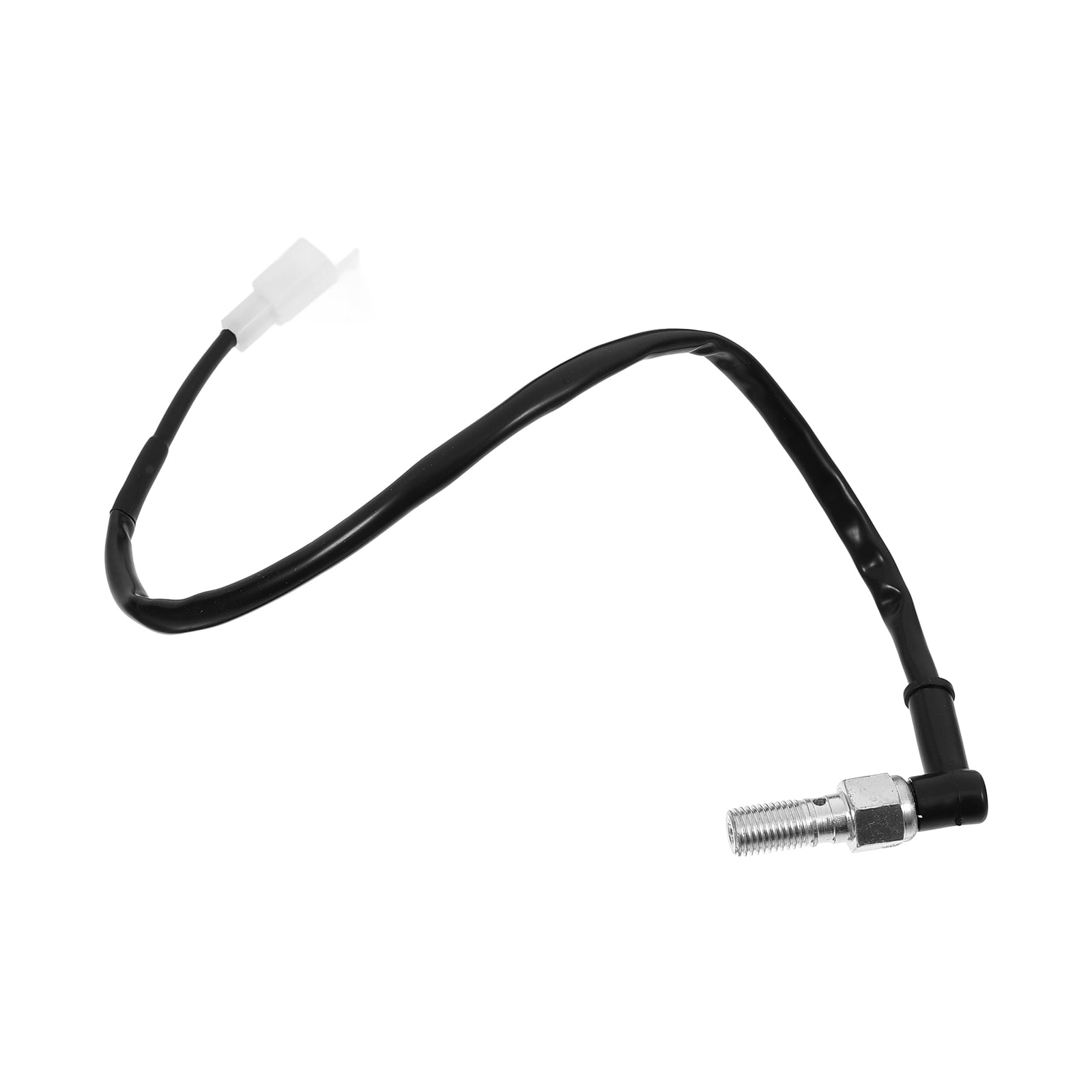 GOOHOCHY Brake Line Pressure Switch Motorcycle Brake Line 45X5.3X1.4CM Black