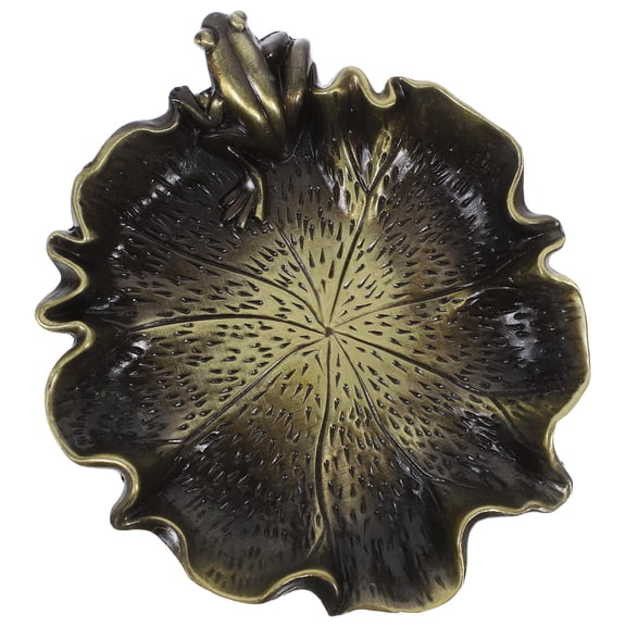 GOOHOCHY Bronze Inkwell Dish 1Pcs for Calligraphy and Chinese Culture Fans