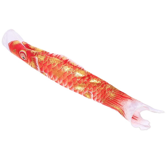 GOOHOCHY Bronzing Carp Banner Festival Flags and Windsocks Decorated Red