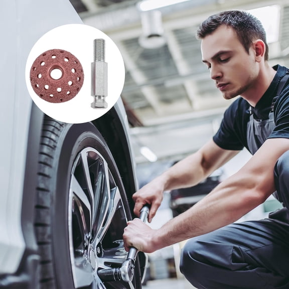 GOOHOCHY Buffing Wheel with Grinding Head Convenient Tire Damaged Repair