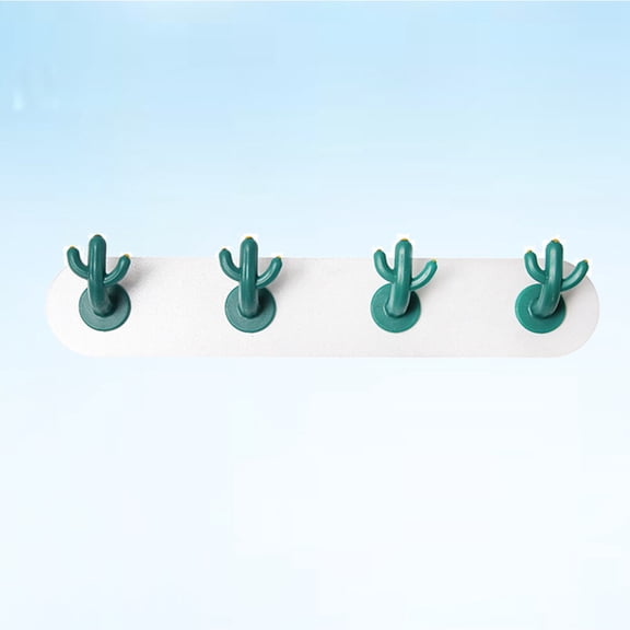 GOOHOCHY Cactus Shaped Abs Wall Hangers 1Pcs for Hanging Accessories