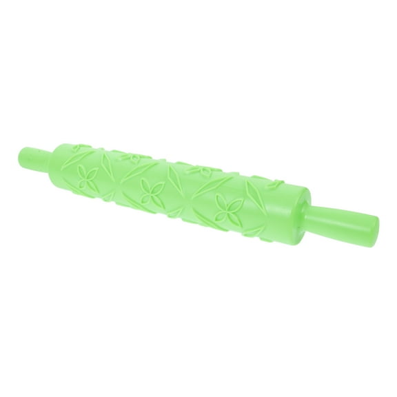 GETAJGHSD Textured Rolling Pin For Cakes Green Fondant Rolling Tool 1Pack