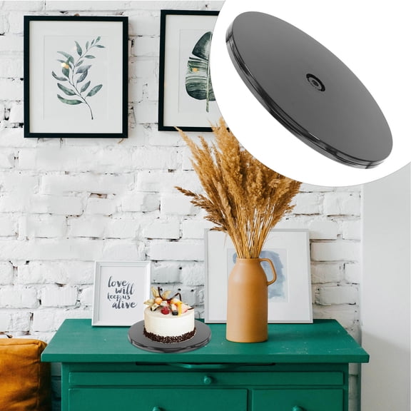 GOOHOCHY Cake Turntable Kitchen Spice Organizer Rotating Serving Tray 360 Degree