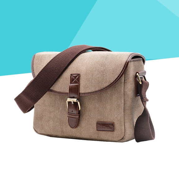 GOOHOCHY Camera Bladder Bag Vibration damping Handbag Digital Camera Storage Bag Organizer for 200d800d and (Khaki)