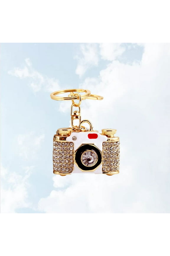 Camera Hanging Decoration Camera Simulation Keychain Cool Keychain 3.7*4.7cm
