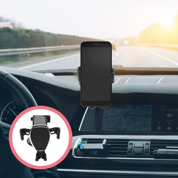 GOOHOCHY Car Mobile Phone Case Base Bracket Creative Suction Cup 270 Degree Folding Bar Adjustment Desktop Phone Holder Compatible for 4.7 to 6 Inch Phone Windshield Dashboard (Black)