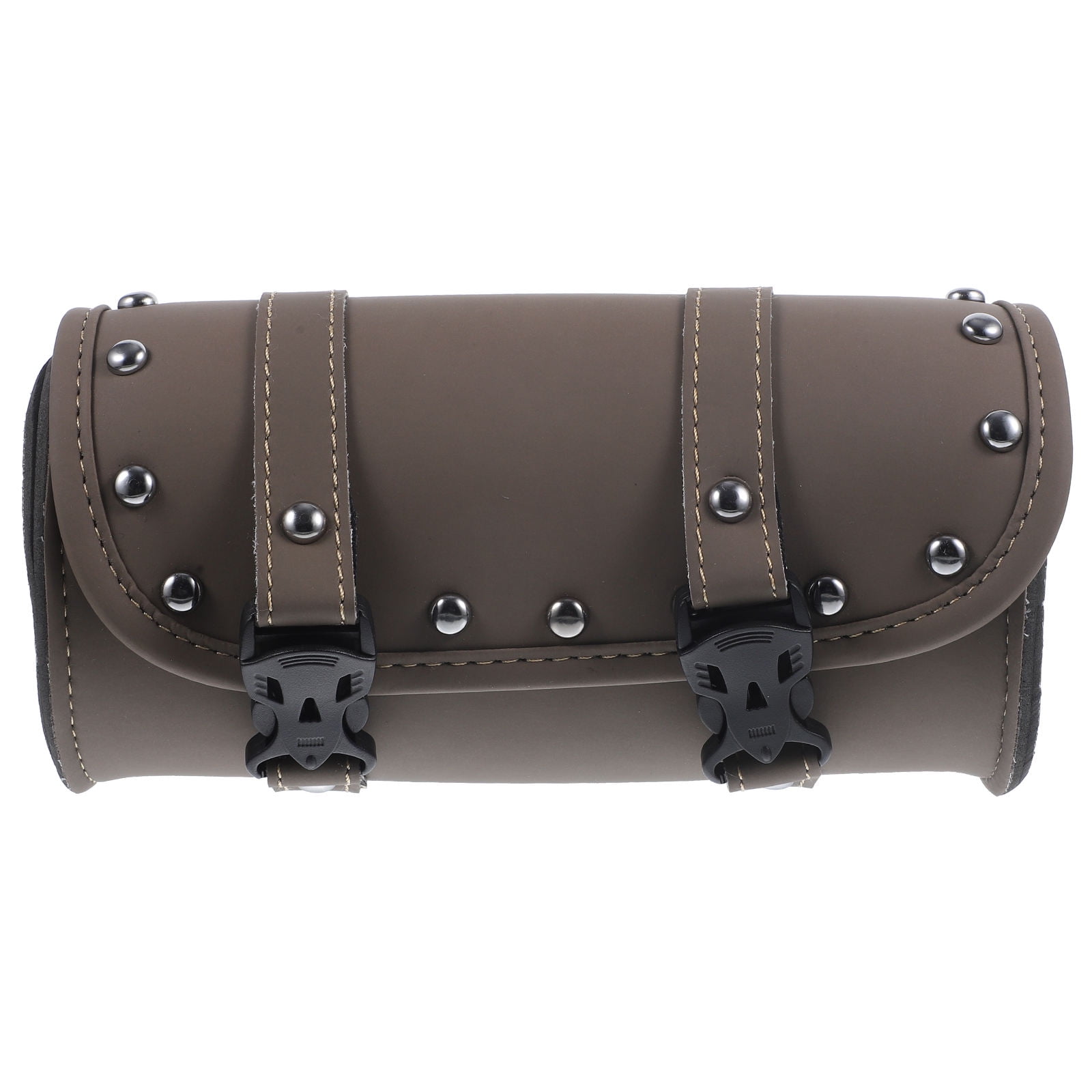 GOOHOCHY Car Rear Bag Motorcycle Saddlebags Tank for Tool Bike Brown