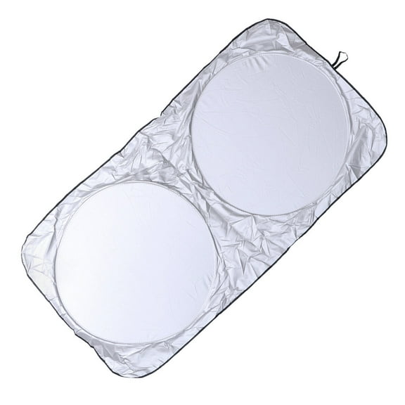 GOOHOCHY Car Windshield Cover 1Set White Silver Painted Cloth for Daily Driving 160x86cm