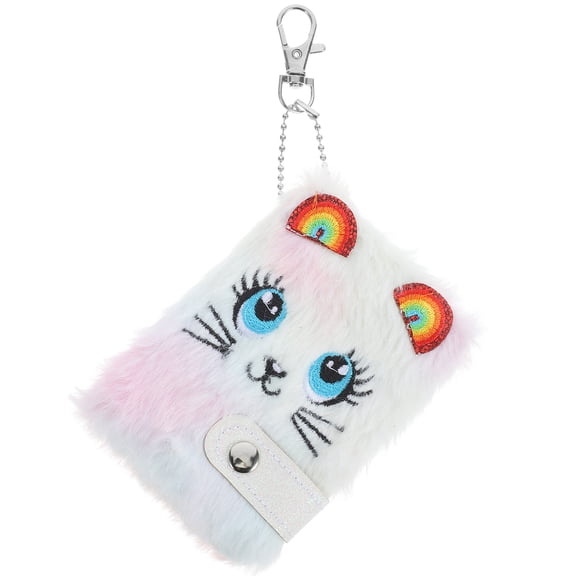 GOOHOCHY Cartoon Notepad Travel Write Book Plushy Small Portable Student