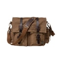 thumbnail image 1 of ADDHAT Mens Canvas Shoulder Bag For Daily Use 1Pack 13.8X12.9X4.7In, 1 of 8