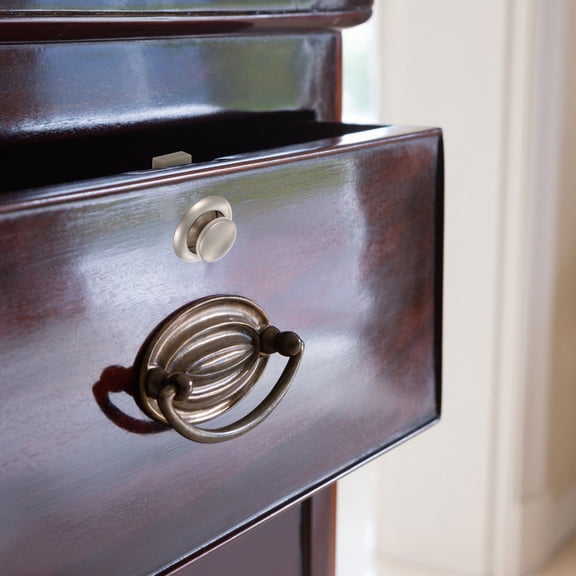 GOOHOCHY  Catch Push Button Lock Latch for Door Cabinets Drawer Baby Travel