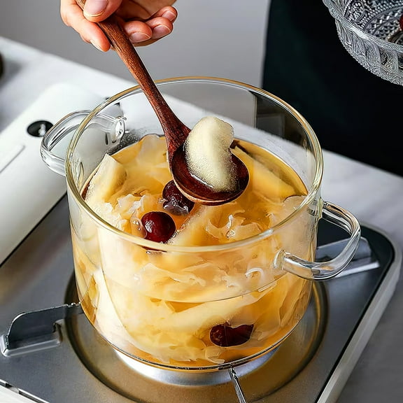 GOOHOCHY Cauldron Soup Pot Multi-functional Stockpot Cooking Pot Baby 19X15CM